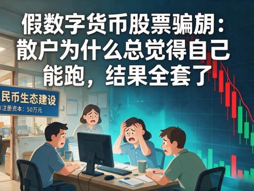 假数字货币股票骗局：散户为什么总觉得自己能跑，结果全套了