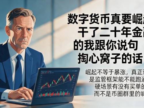 数字货币真要崛起？干了二十年金融的我跟你说句掏心窝子的话