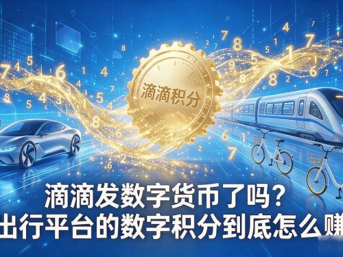 滴滴发数字货币了吗？出行平台的数字积分到底怎么赚