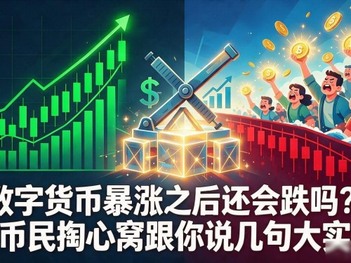 数字货币暴涨之后还会跌吗？老币民掏心窝跟你说几句大实话