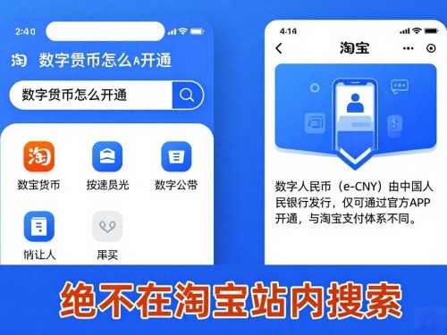 搜"淘宝数字货币怎么开通"的人注意了，这功能压根不存在