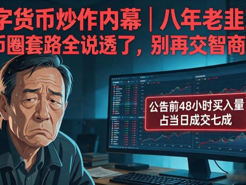 数字货币炒作内幕｜八年老韭菜把币圈套路全说透了，别再交智商税