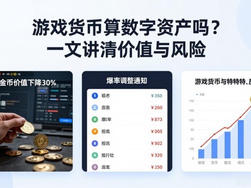 游戏货币算数字资产吗？一文讲清价值与风险