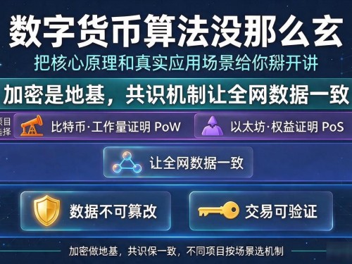 数字货币算法没那么玄，把核心原理和真实应用场景给你掰开讲