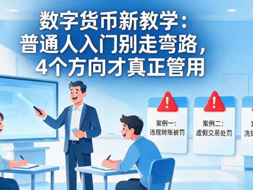 数字货币新教学：普通人入门别走弯路，4个方向才真正管用