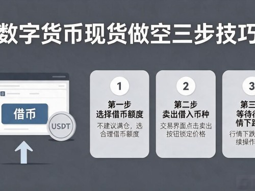 数字货币现货怎么做空？三步学会做空技巧