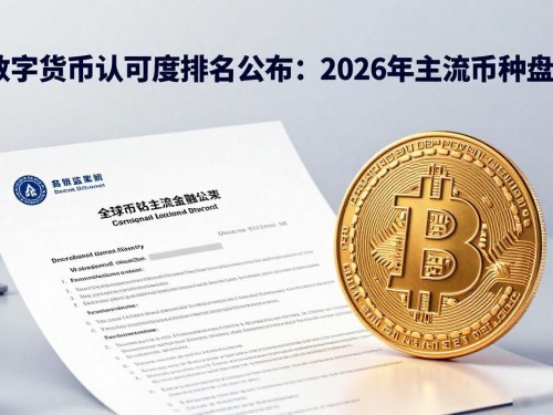 数字货币认可度排名公布：2026年主流币种盘点