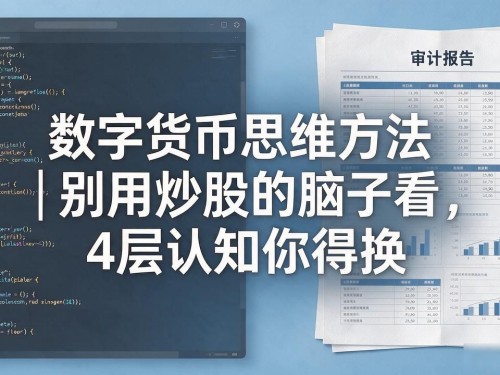 数字货币思维方法｜别用炒股的脑子看，4层认知你得换