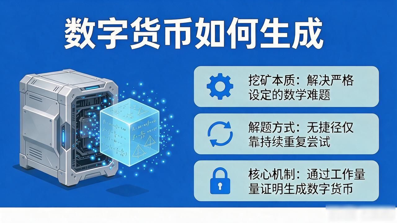 数字货币生成原理图片_数字货币生成原理 区块链分布式共识机制 挖矿数学难题
