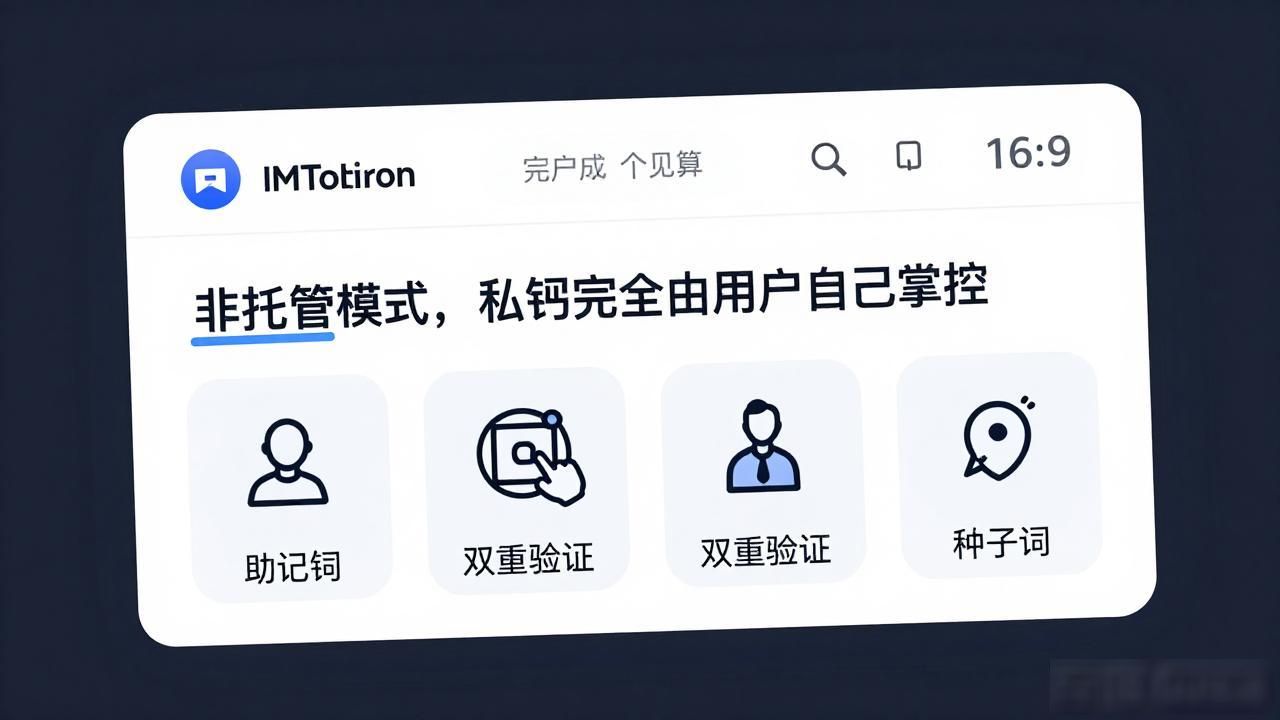 IMToken非托管钱包安全注意事项_单词imtoken什么意思_IMToken数字资产管理工具使用方法
