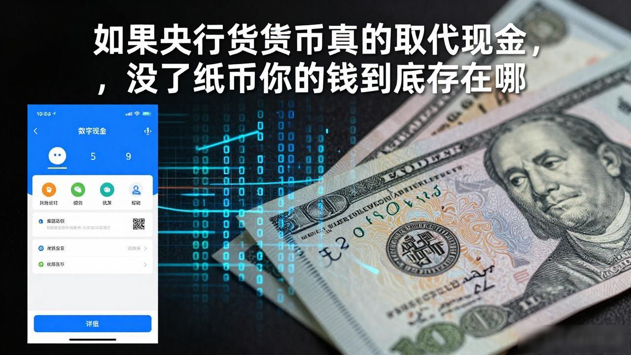 数字人民币全面落地_央行数字货币替代现金_如果央行数字货币
