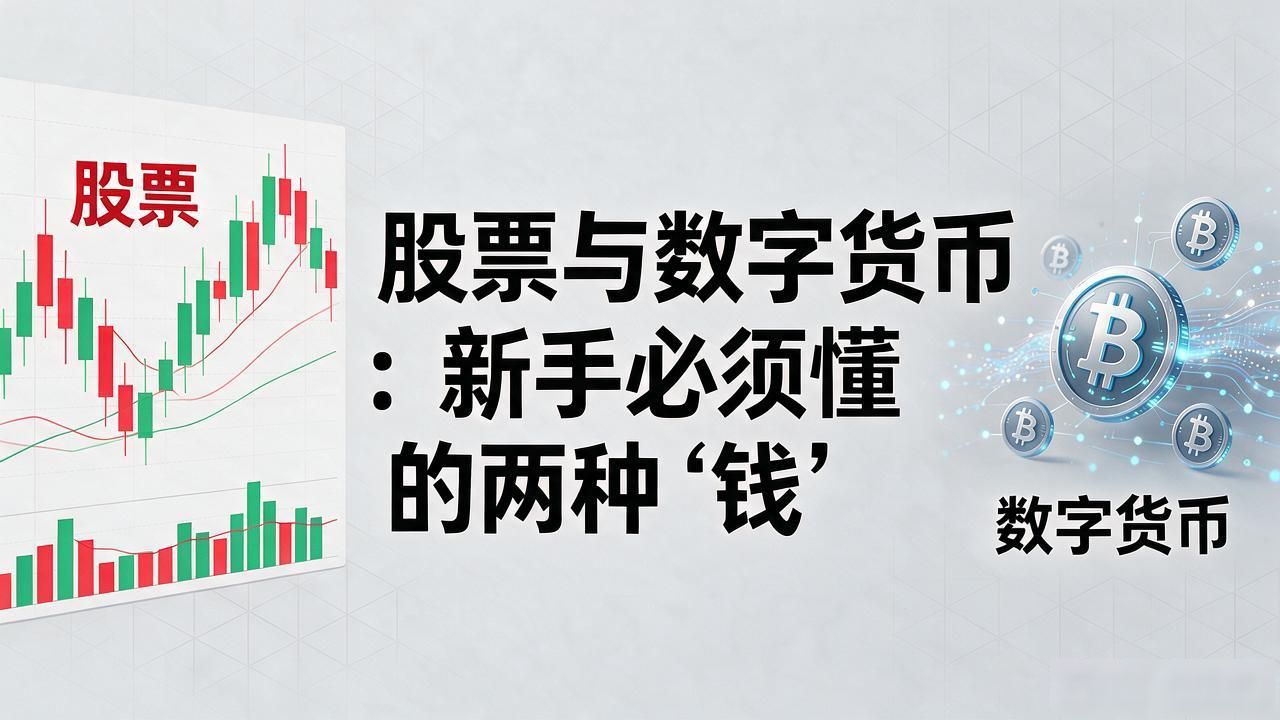 股票和数字货币的区别 新手投资入门指南 股票与数字货币的核心差异_股票数字货币是啥