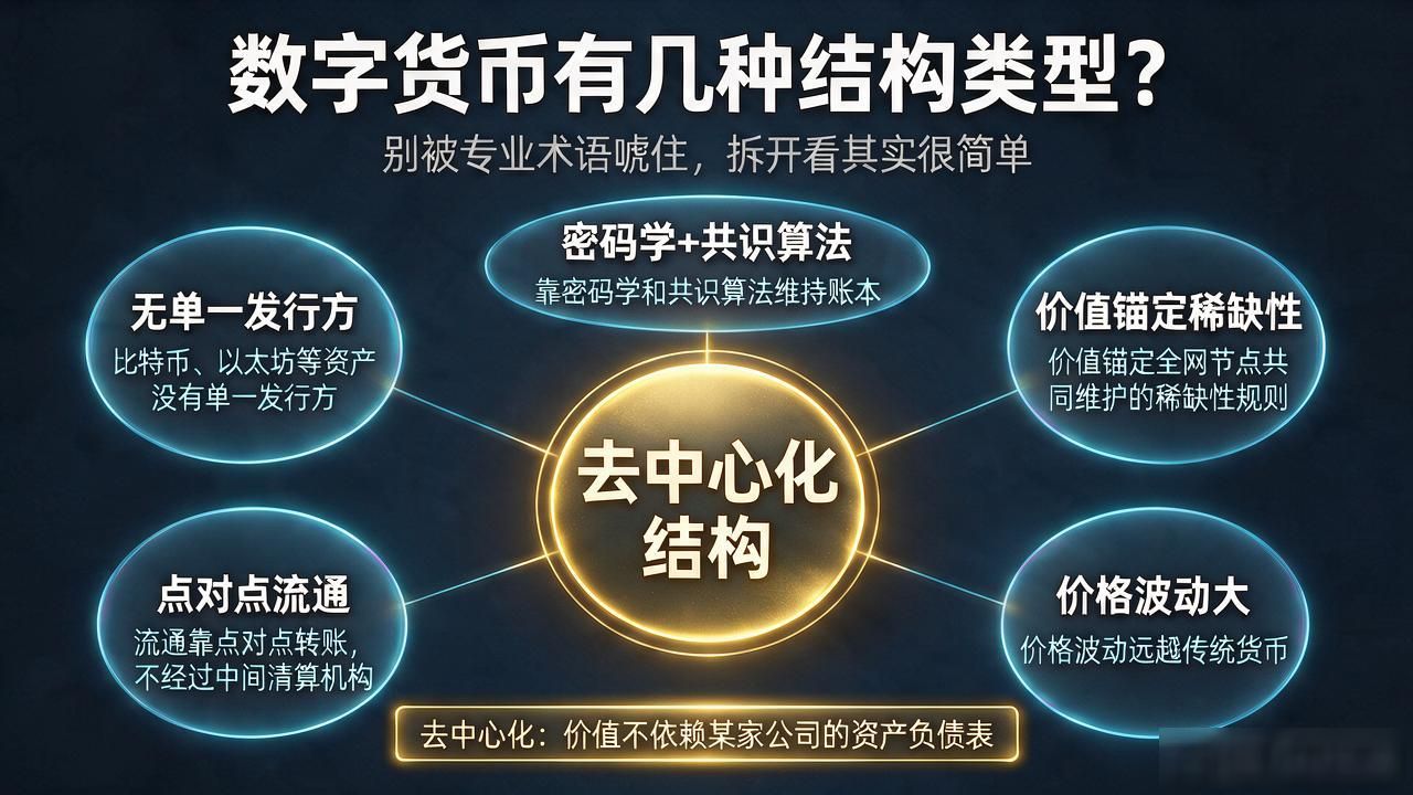 数字货币的结构类型有_数字货币结构分类_发行主体价值锚定流通方式