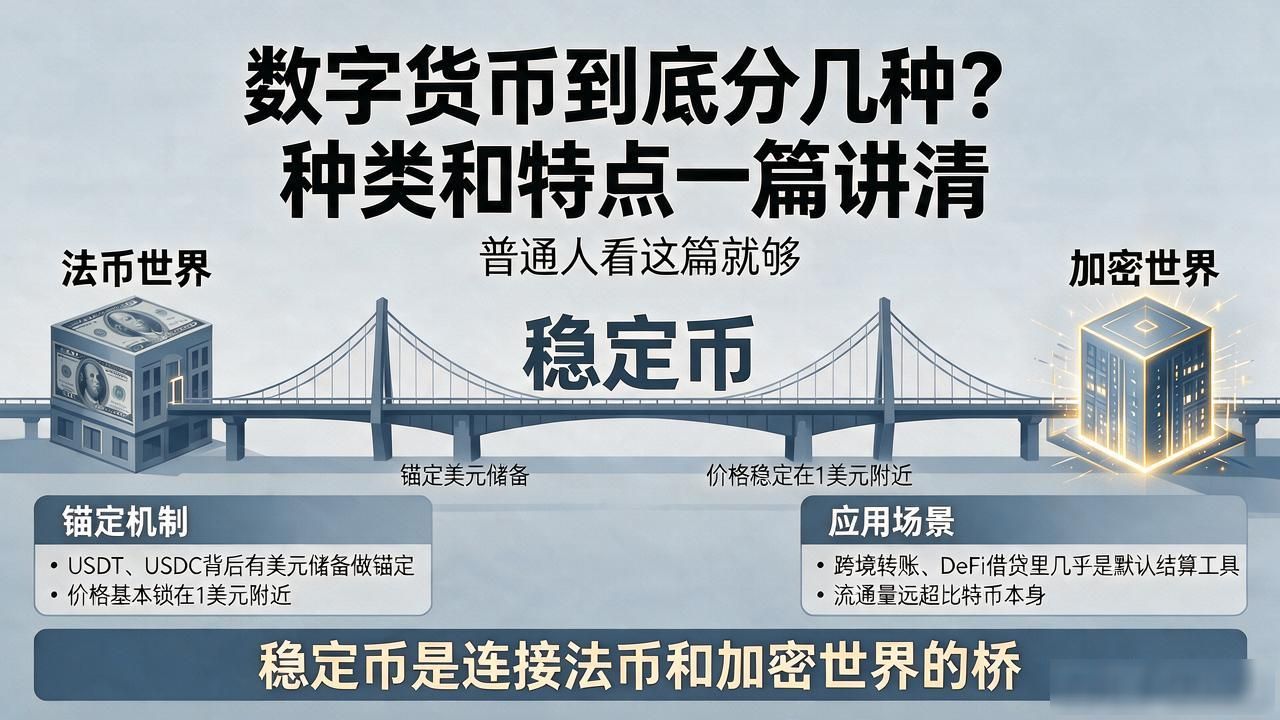 数字货币种类和特点_数字人民币与私人加密货币区别_数字货币分类及底层逻辑解析