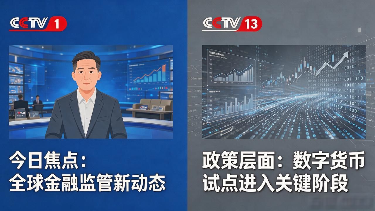 cctv1综合频道数字货币科普_cctv13新闻频道数字货币政策解读_cctv1和cctv13报道数字货币