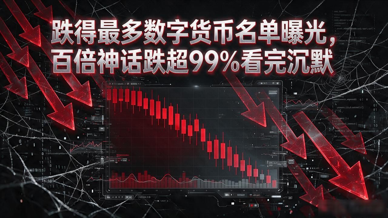K线图分析_币圈崩盘_跌得最多数字货币