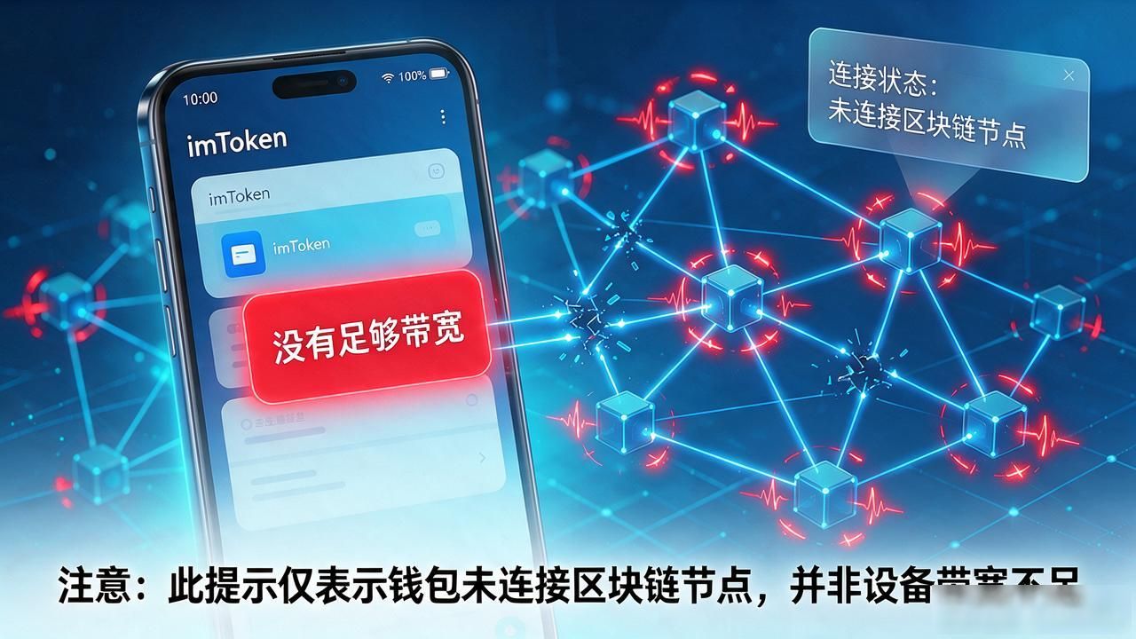 imToken带宽不足提示怎么处理_imtoken没有足够带宽_imToken转账带宽不足解决办法