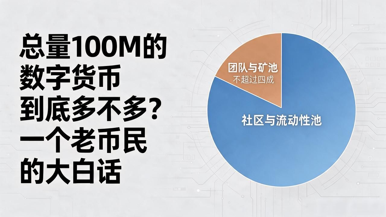 数字货币发行总量100M怎么看_分配机制对币价值影响_币发行总量100M意义