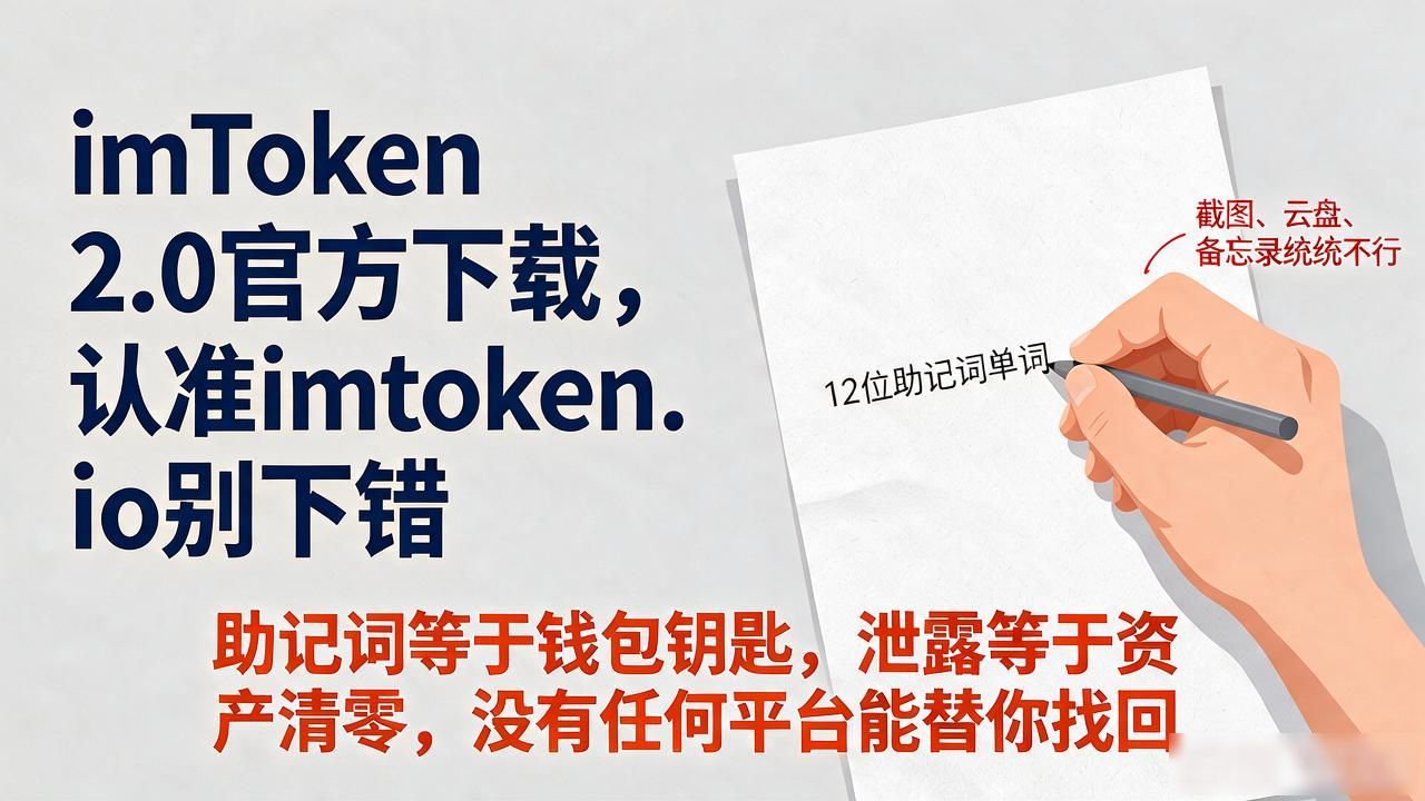 imtoken 2.0 官方下载_imToken 2.0官网下载入口_非托管加密钱包安全使用指南