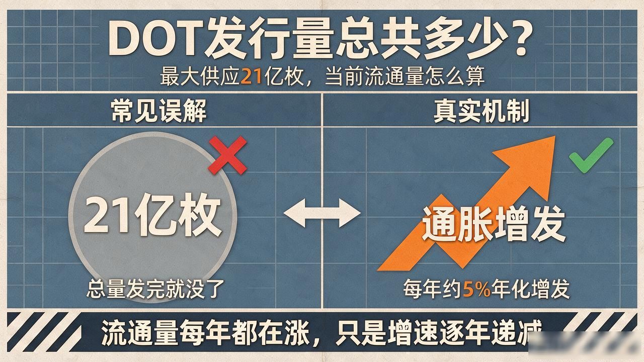 DOT最大供应量_DOT初始发行量与流通量区别_数字货币dot发行量是多少