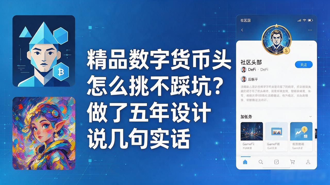 精品数字货币头像_社区疯转头像设计技巧_数字货币头像设计精品标准