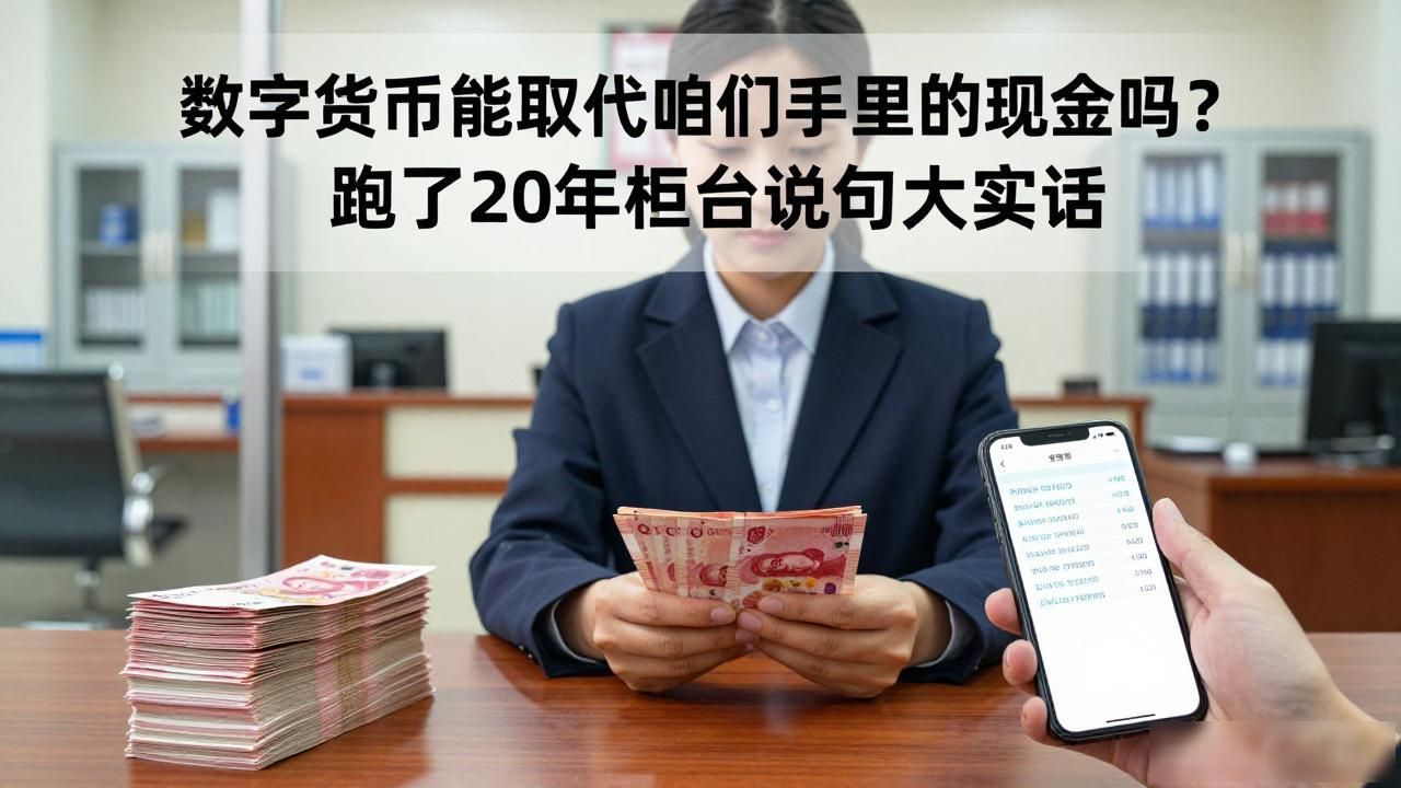 数字能否替代传统货币_银行柜员数字人民币观察_现金与数字支付对比分析